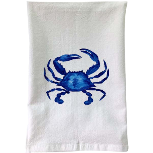 Blue Crab Flour Sack Towel