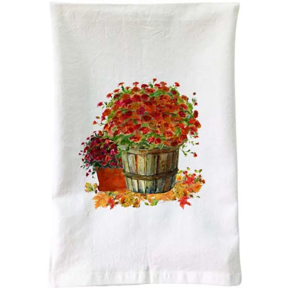 B McVan Designs Fall Flour Sack Towel