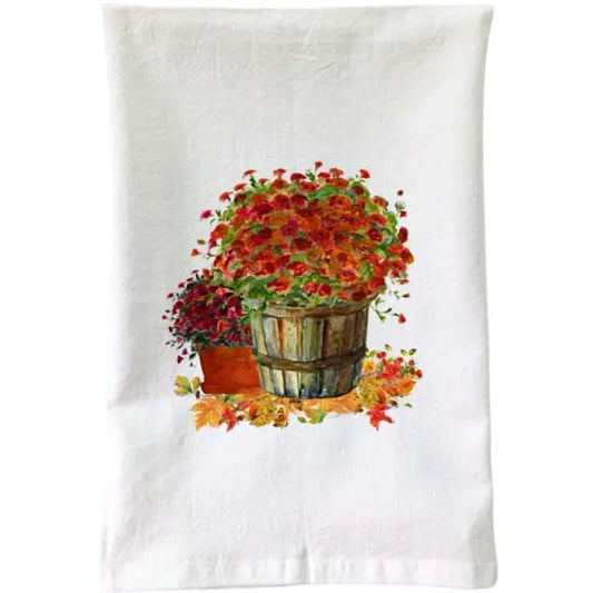 B McVan Designs Fall Flour Sack Towel