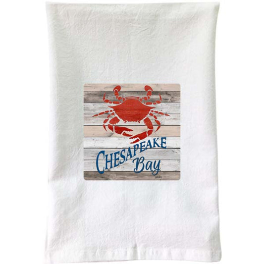 B McVan Designs Chesapeake Bay Flour Sack Towel