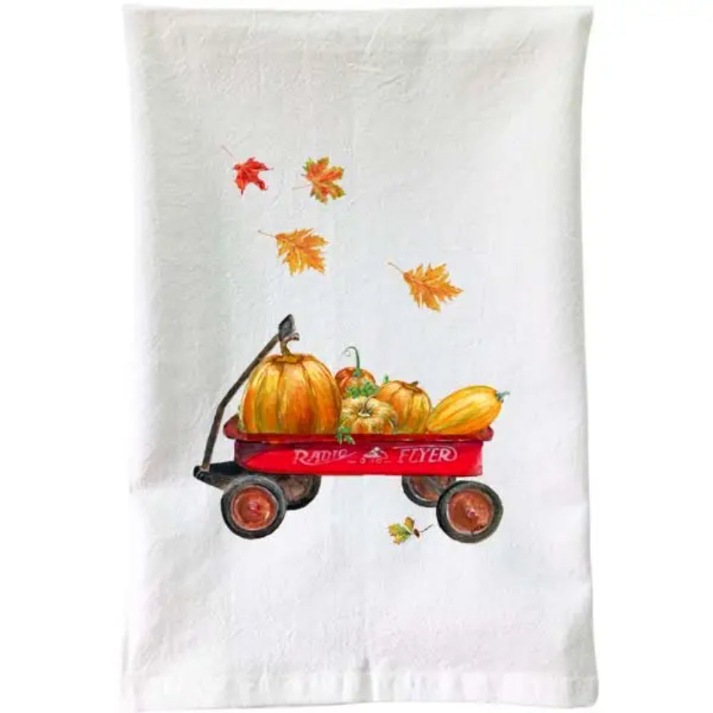 B McVan Designs Fall Flour Sack Towel