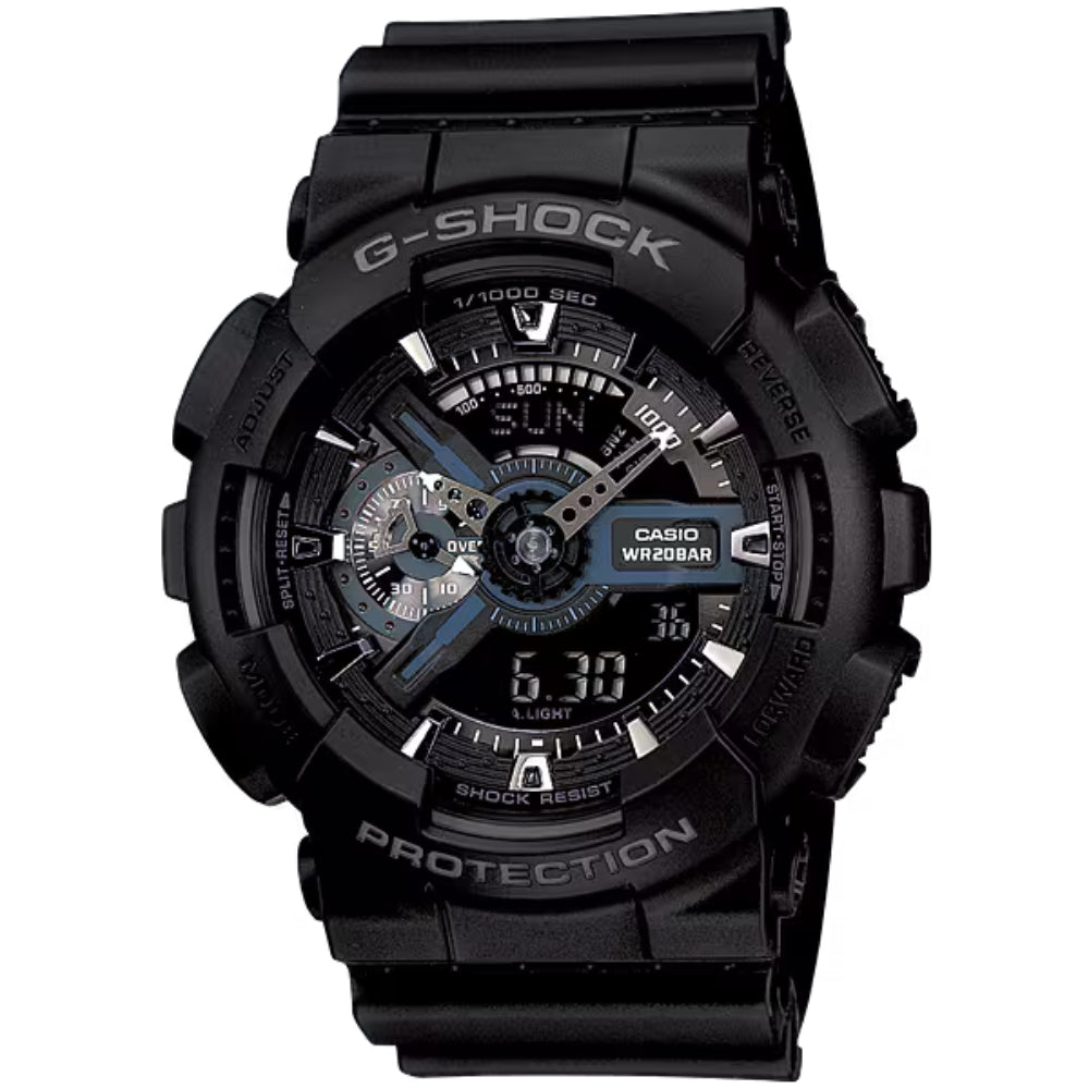 G-Shock Analog/Digital GA-110 Series Black Resin Watch