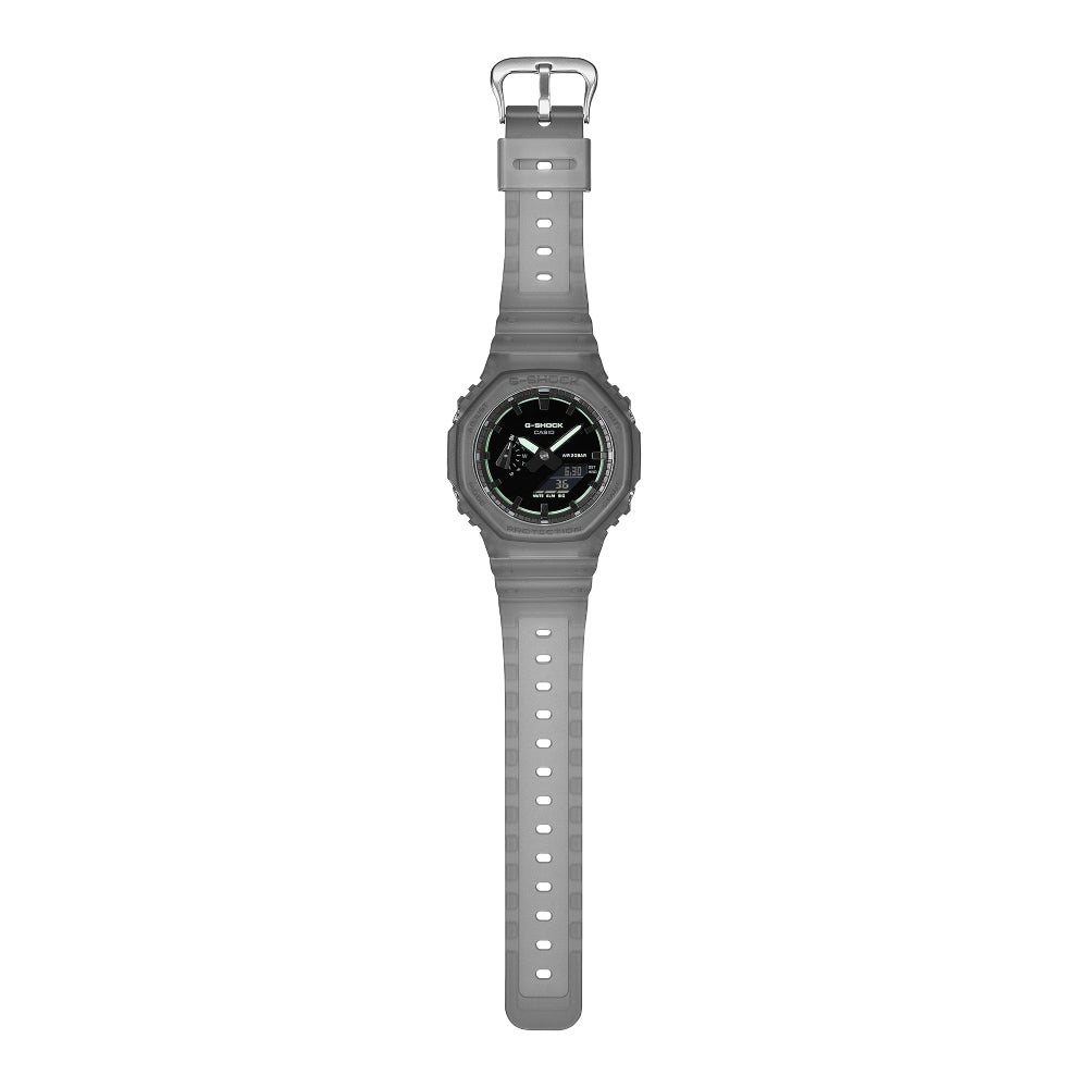 G-Shock Analog/Digital 2100 Series Translucent Grey Finish Watch