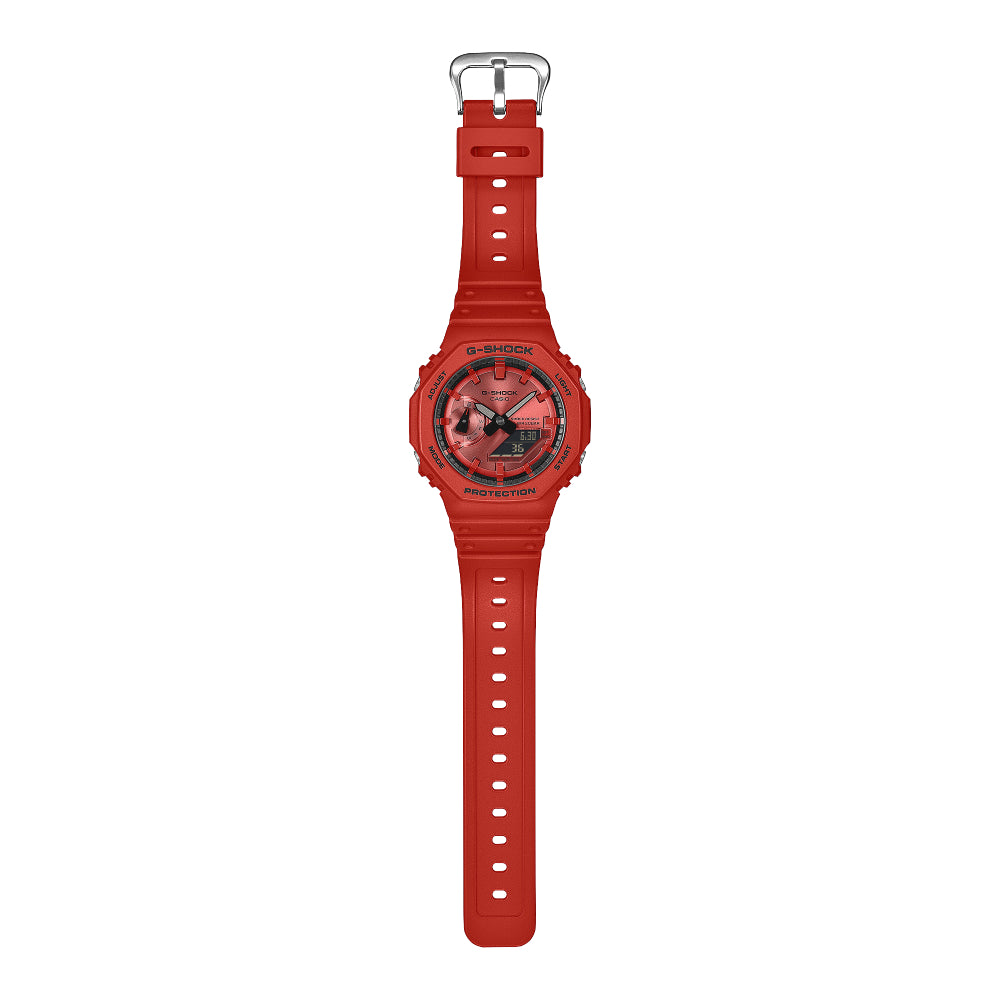 G-Shock Analog/Digital 2100 Series Red Resin Watch