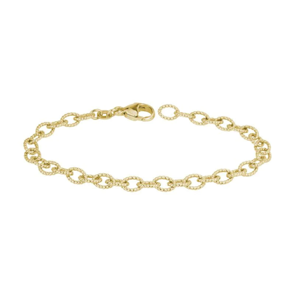 14k Gold Twist Bracelet