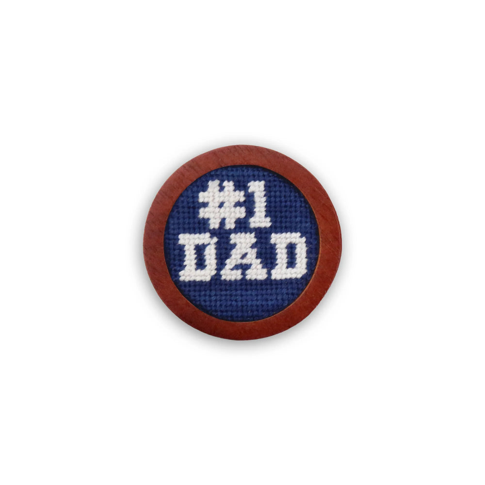 Smathers & Branson Number One Dad Golf Ball Marker (Classic Navy)