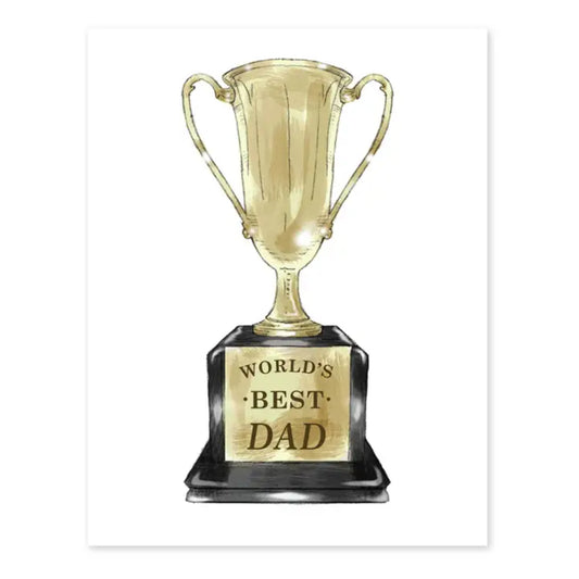 World’s Best Dad Greeting Card