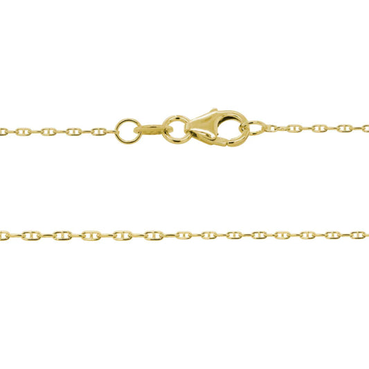 14k Gold Anchor Chain, 18"