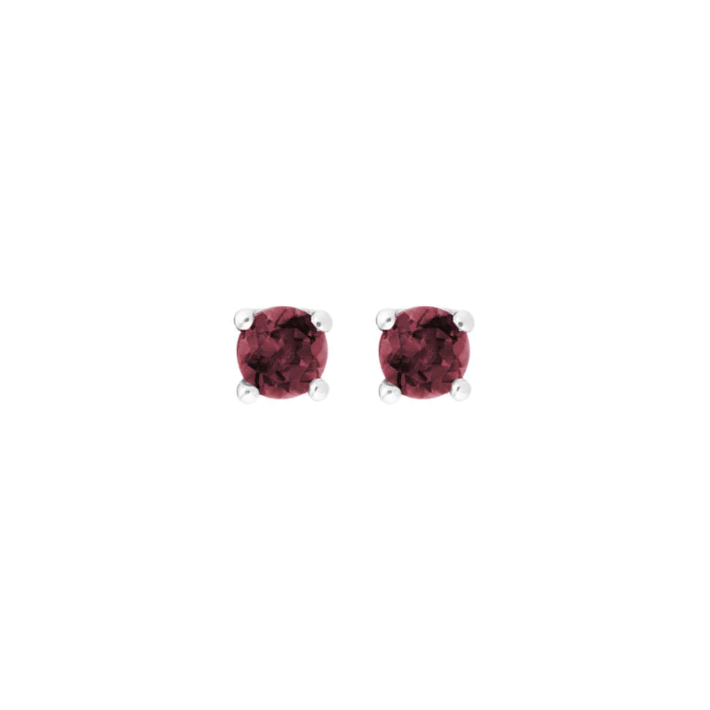 14k Gemstone Stud Earrings
