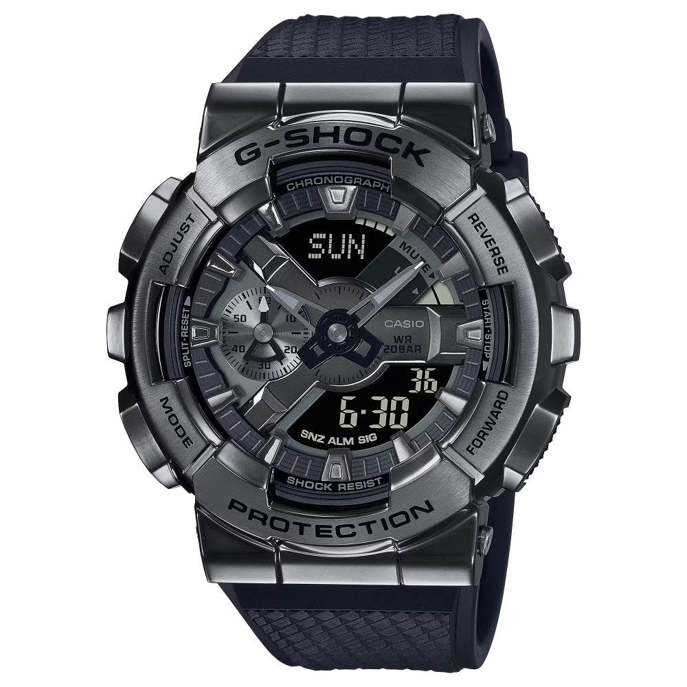 G-Shock Analog/Digital 110 Series Black Resin Watch