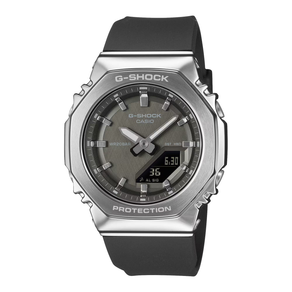 G-Shock Analog-Digital Black Resin Watch