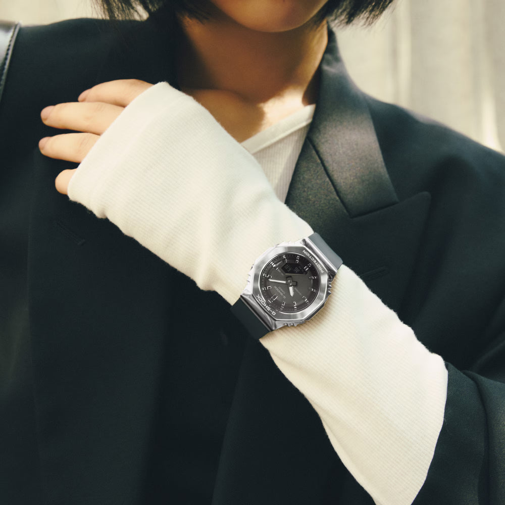 G-Shock Analog-Digital Black Resin Watch