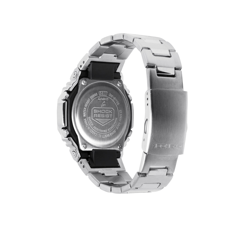 G-Shock G-Steel 2100 Series Silver Tone Watch - Blue Dial