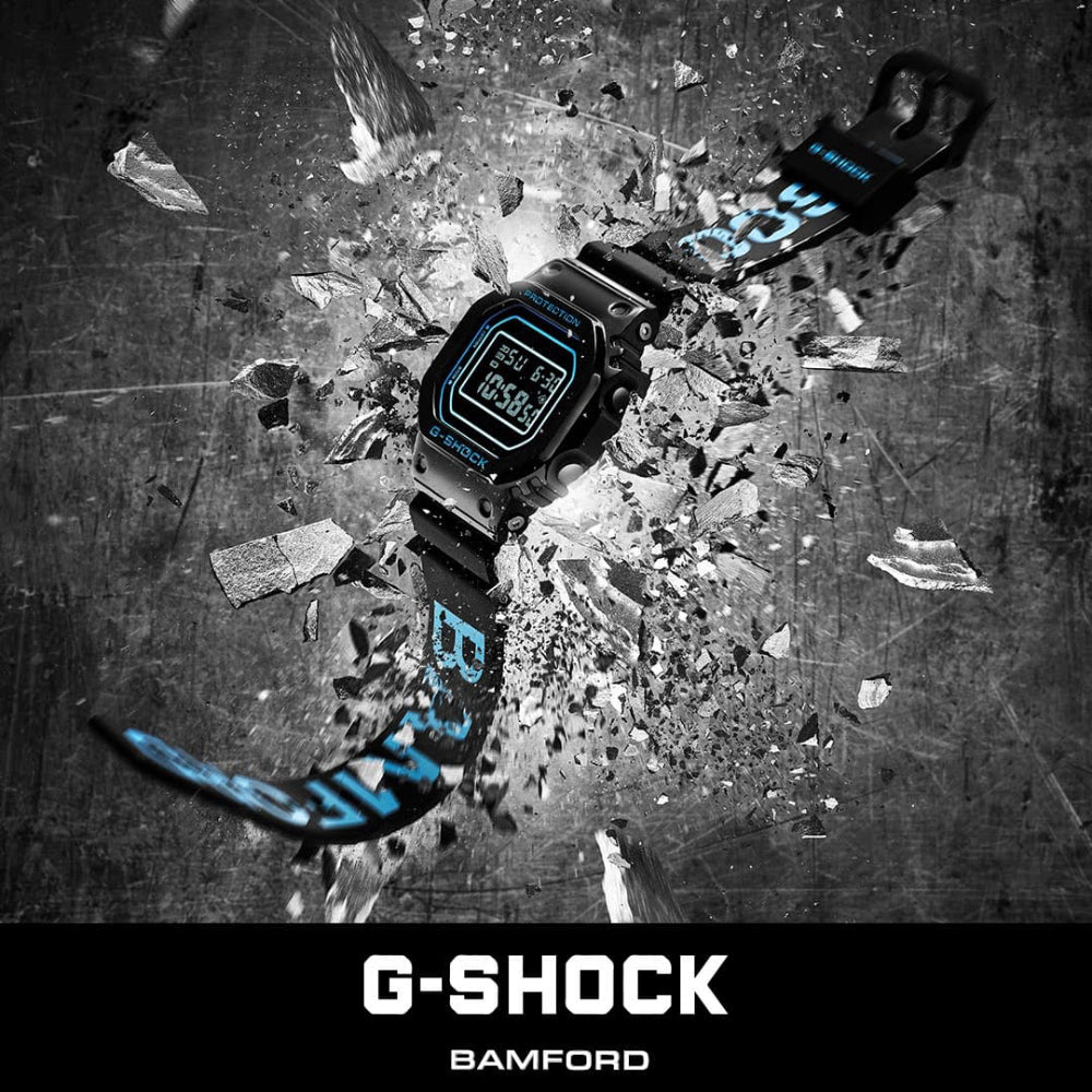 G-Shock Digital 5600 Series BAMFORD Collaboration Model Black Resin Watch