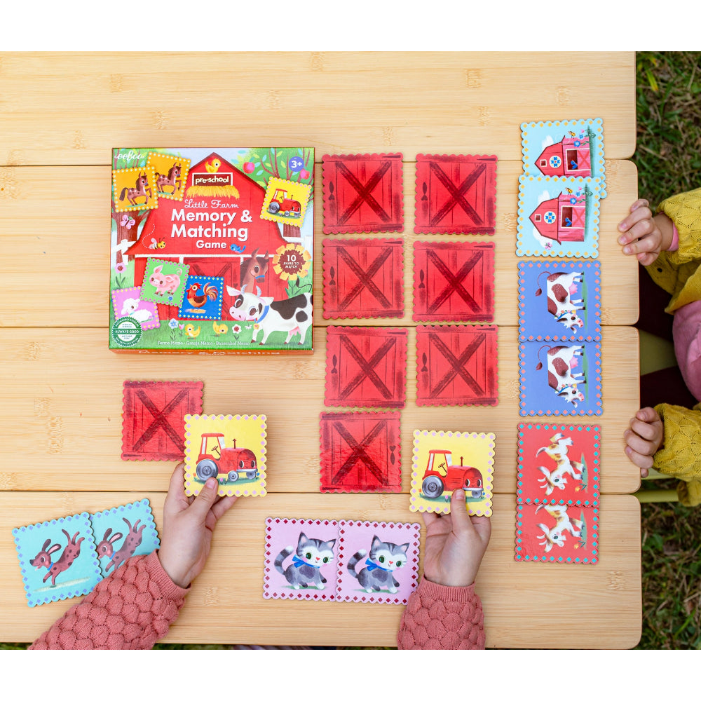 Eeboo Little Farm Pre-School Matching Game