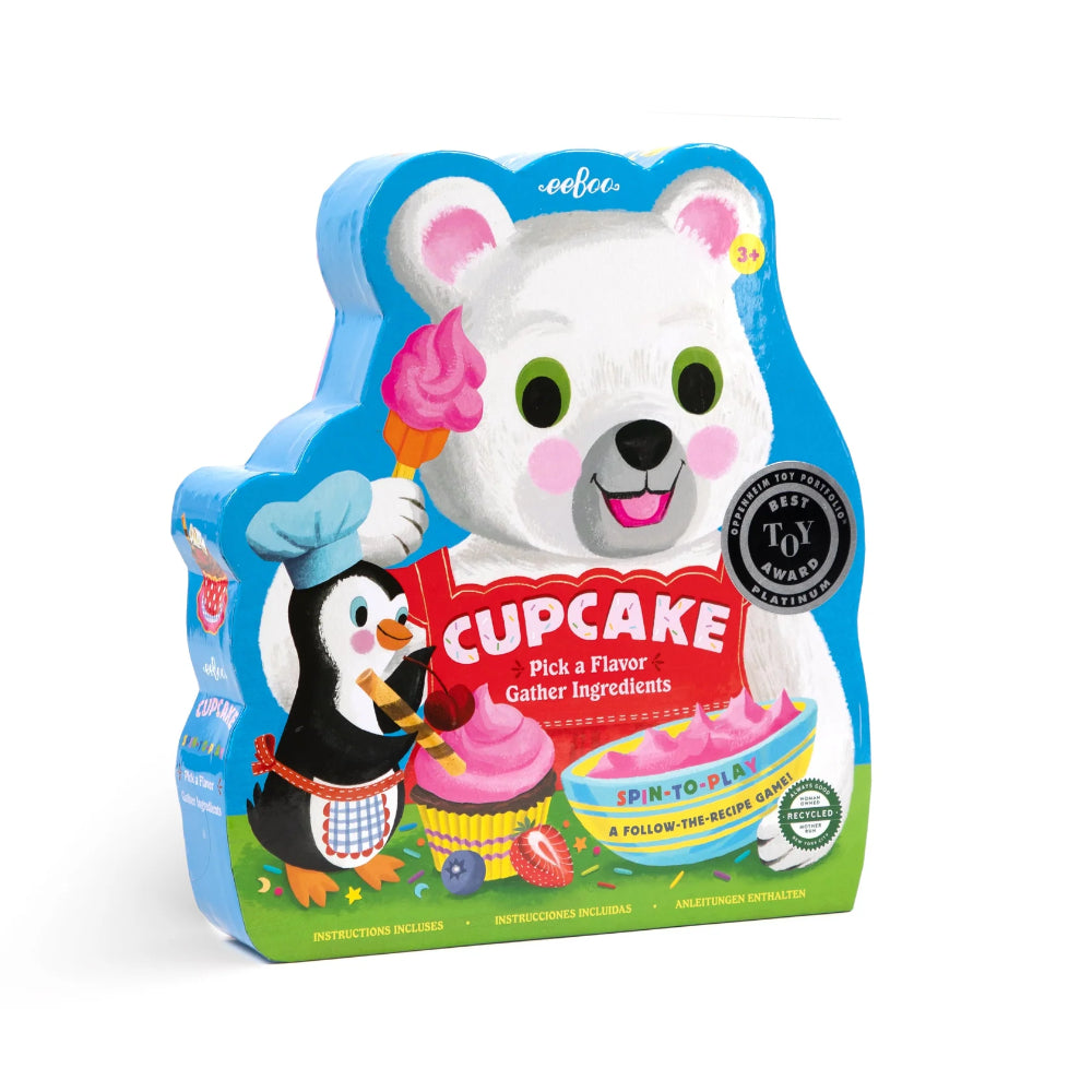 Eeboo Cupcake Shaped Spinner Game