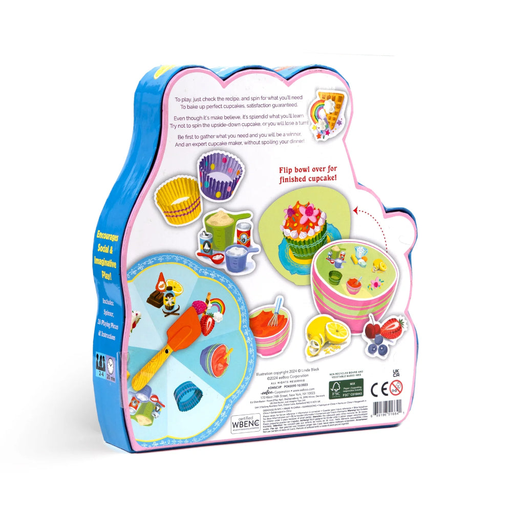 Eeboo Cupcake Shaped Spinner Game