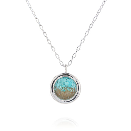 Dune Turquoise Gradient Neptune Necklace