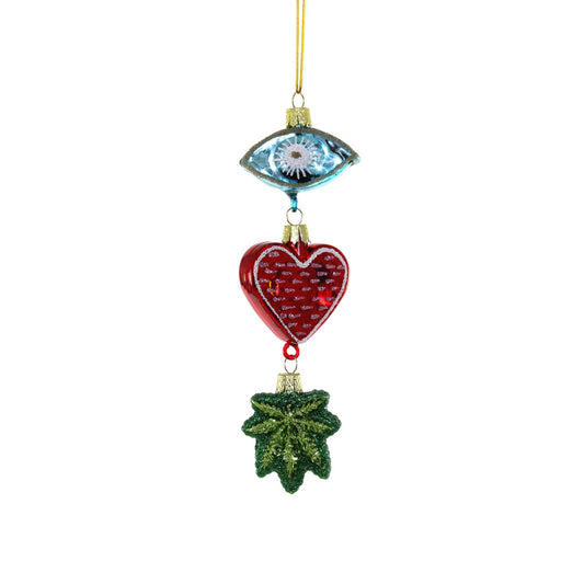 Cody Foster & Co I Heart Weed Ornament