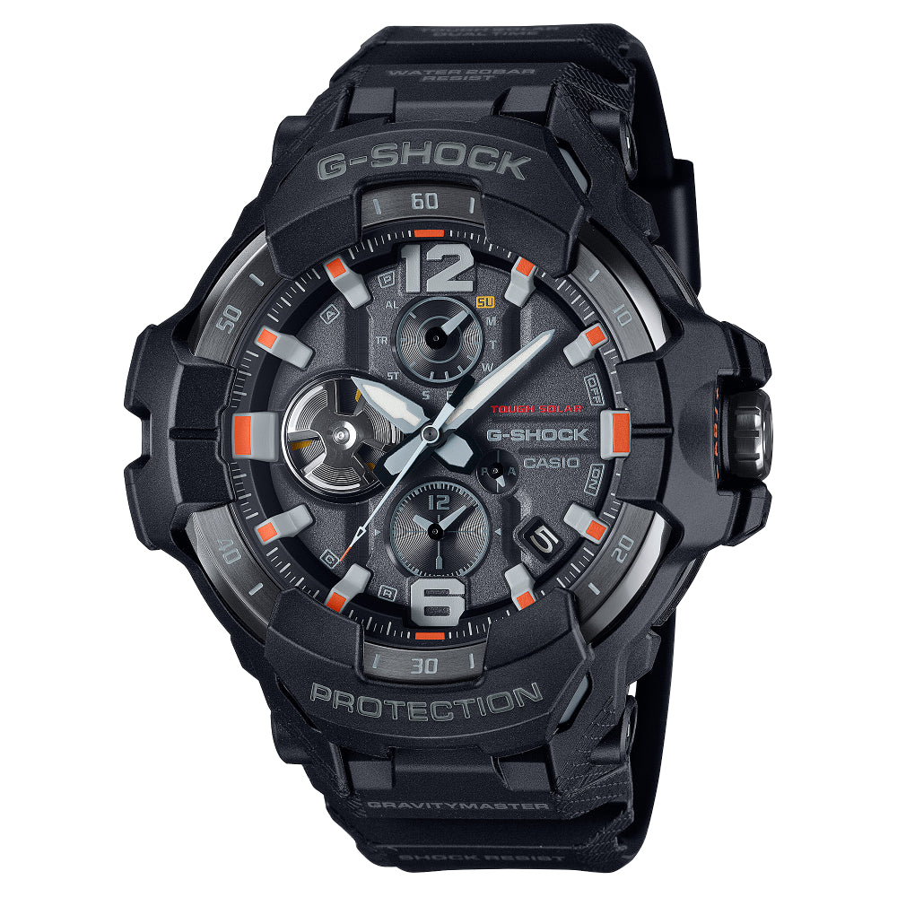G-Shock Master of G-Air Gravitymaster Solar Watch with Black Dial