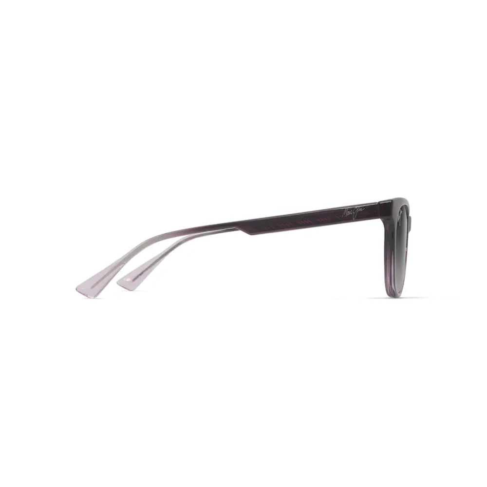 Maui Jim LONOMEA Polarized Cat Eye Sunglasses - Shiny Trans Dark Violet to Lilac