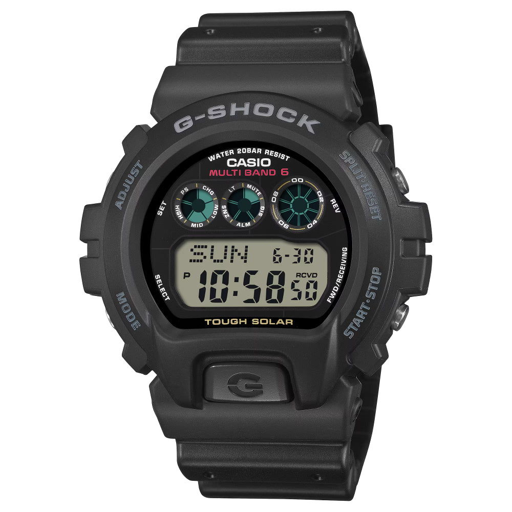 G-Shock Digital 6900 Series Black Resin Watch