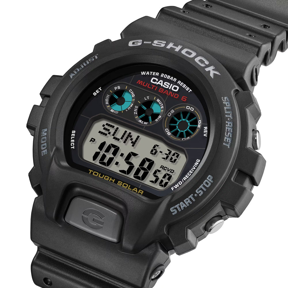 G-Shock Digital 6900 Series Black Resin Watch