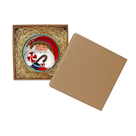 Vietri Old St. Nick Candy Bowl-Small