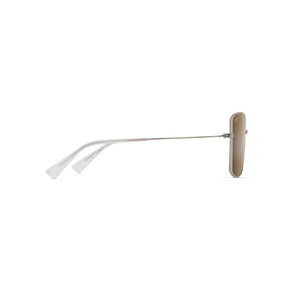 Sunglasses with thin frame on a white background
