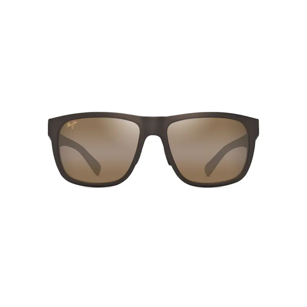 Maui Jim PUAKEA Polarized Rectangular Sunglasses - Matte Brown
