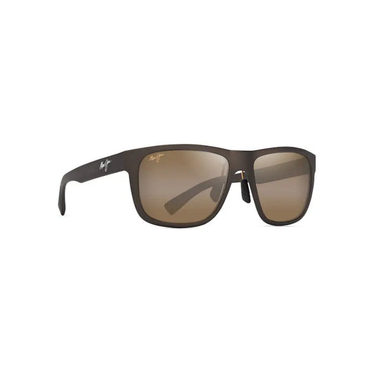 Maui Jim PUAKEA Polarized Rectangular Sunglasses - Matte Brown