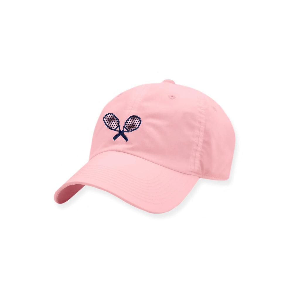 Smathers & Branson Crossed Racquets Performance Hat (Cherry Blossom)
