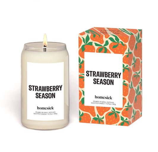 Homesick Candles Strawberry Season Candle