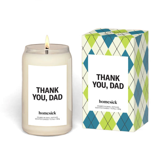 Homesick Candles Thank You, Dad Candle