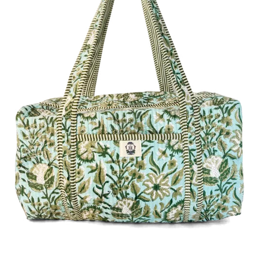 Heart of Grace Georgia Vine Large Quilted Duffel Bag