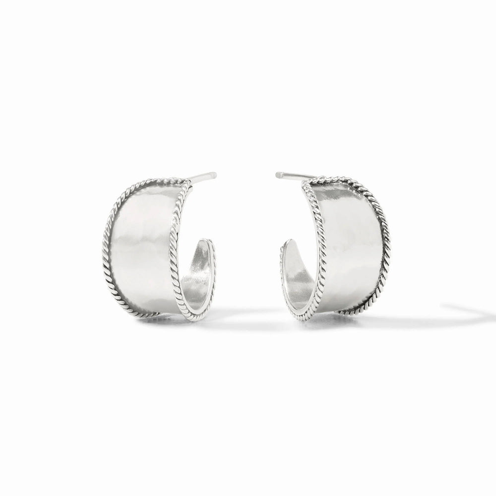 Julie Vos Silver Savoy Hoops