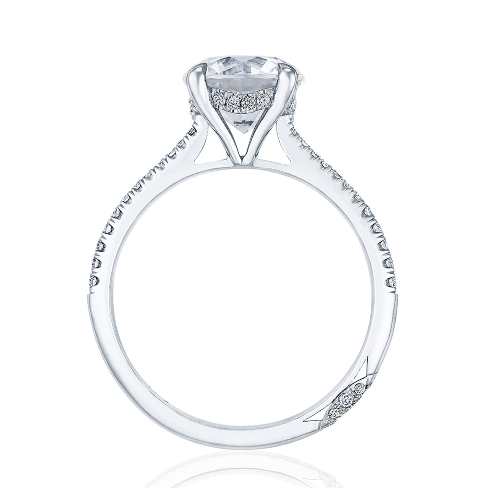 Tacori 18k Gold Founders Round Solitaire Engagement Ring