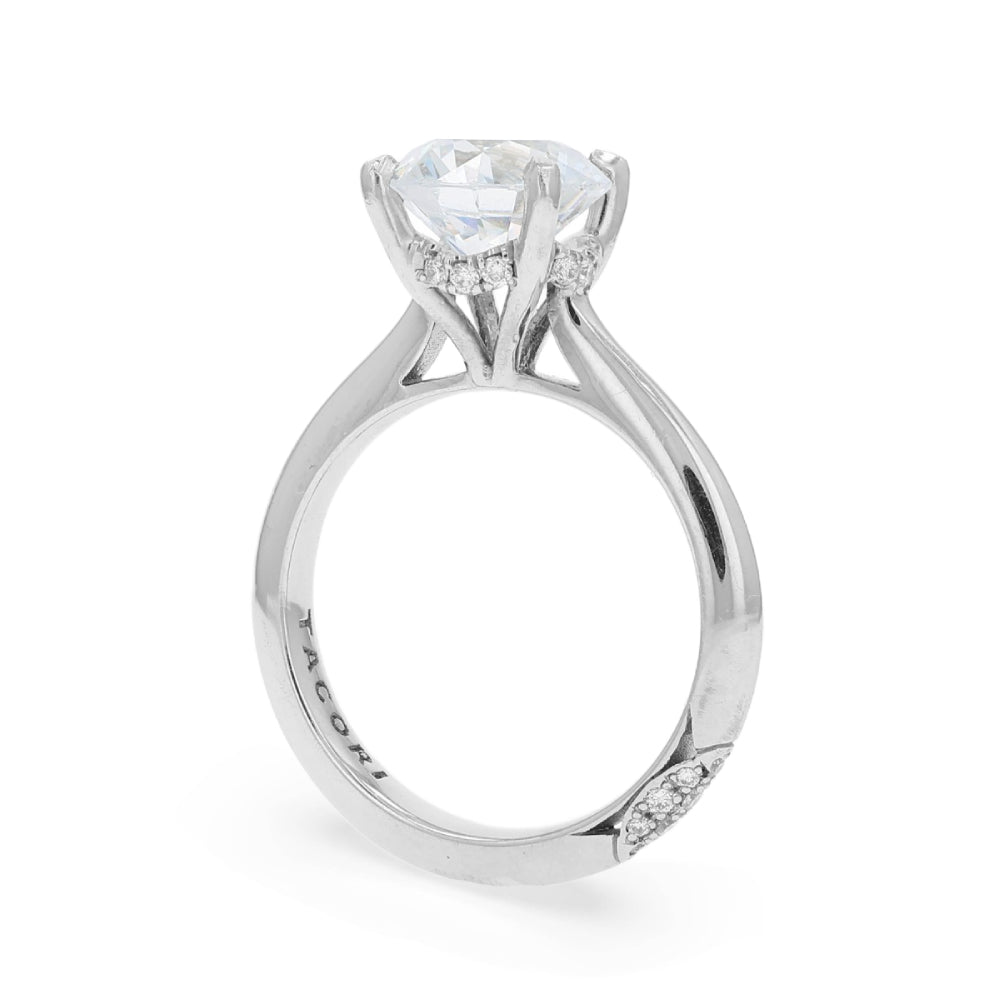 Tacori Platinum Founder's RoyalT Round Diamond Engagement Ring