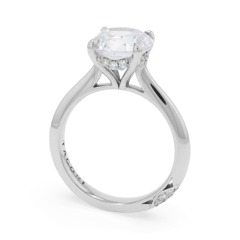 Tacori Platinum Founder's RoyalT Round Diamond Solitaire Engagement Ring
