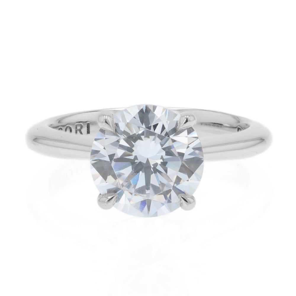 Tacori Platinum Founder's RoyalT Round Diamond Solitaire Engagement Ring