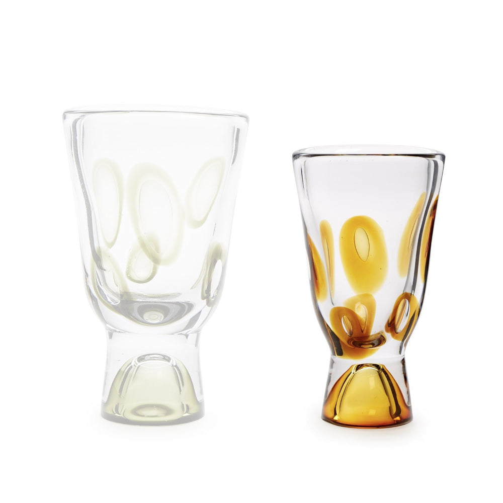 Two's Company Visions Hand-Blown Art Glass Vase