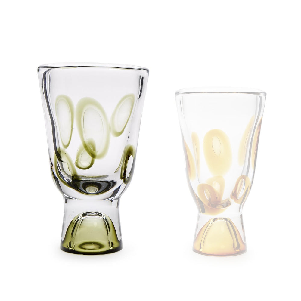 Two's Company Visions Hand-Blown Art Glass Vase