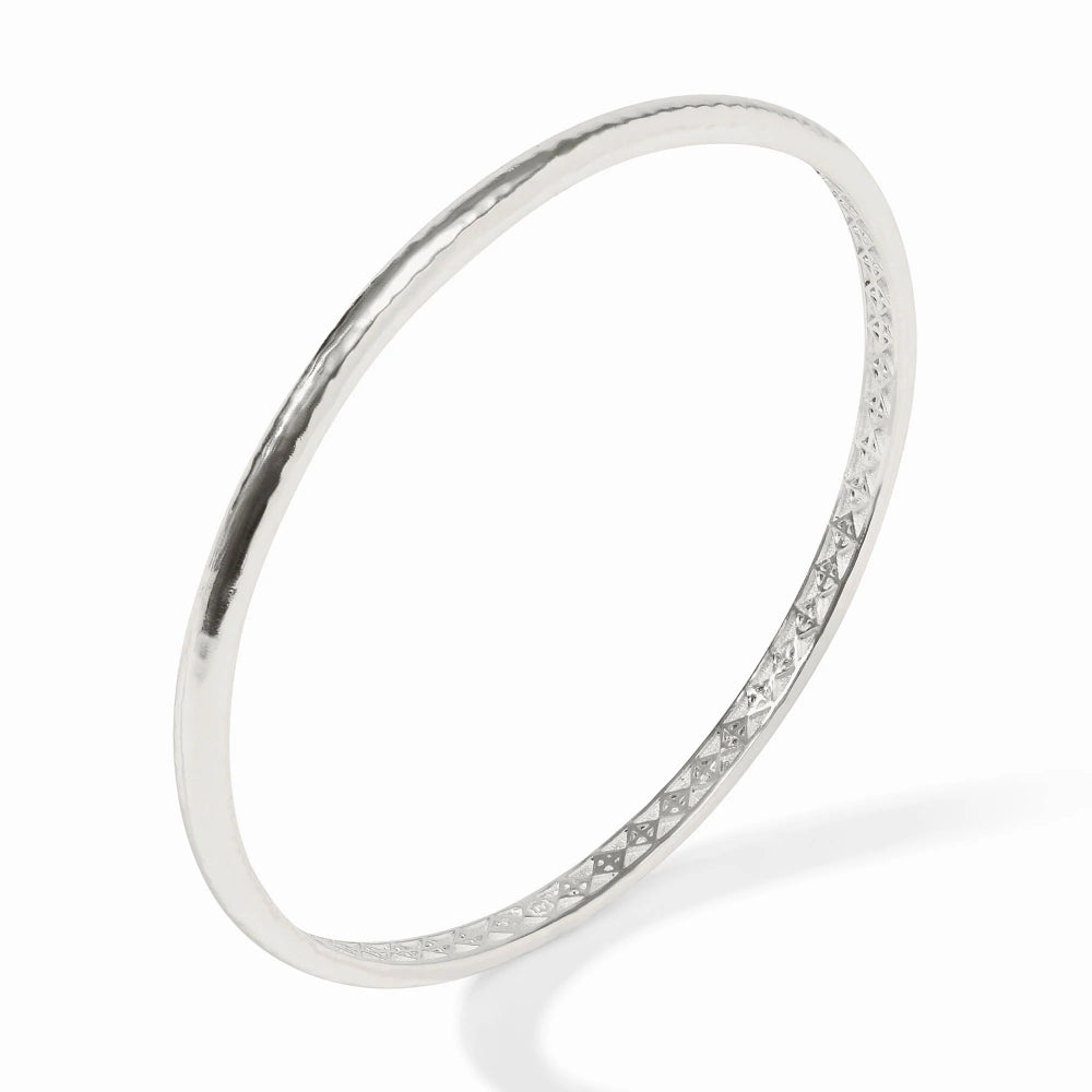Julie Vos Silver Havana Demi Bangle