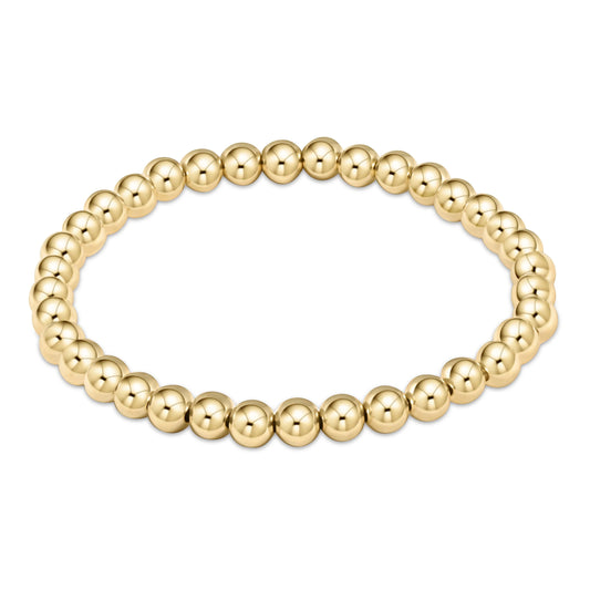 enewton 6.25" Classic Gold Bead Bracelet - 5mm