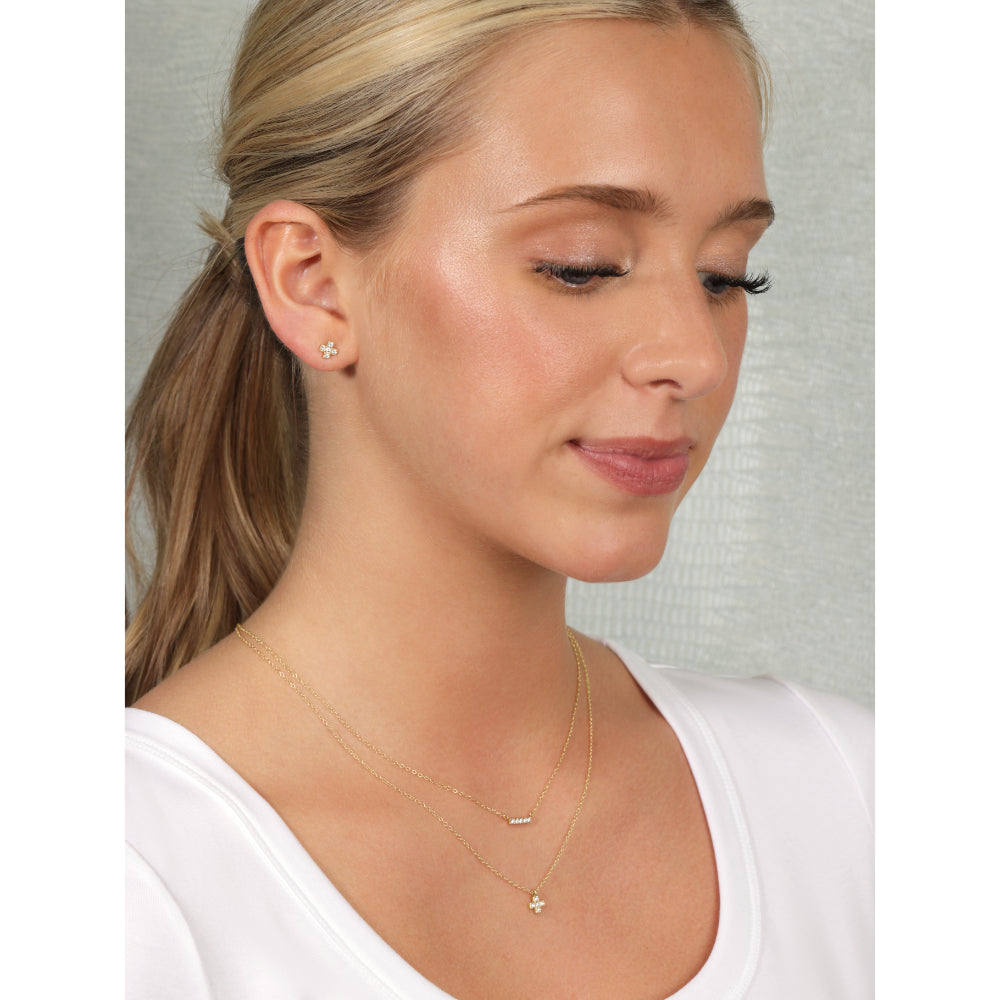 enewton couture 14kt Gold and Diamond Significance Bar Necklace Seve