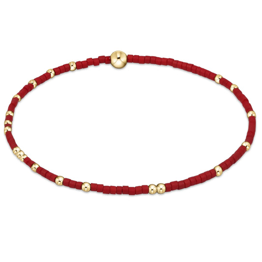 enewton 5.5" egirl Gameday Hope Unwritten Bracelet - Crimson