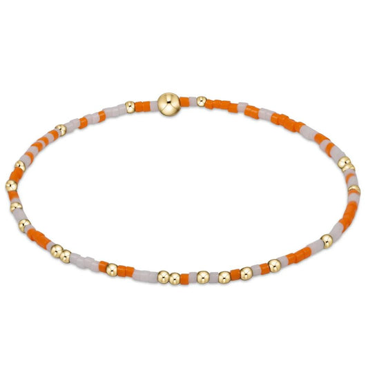 enewton egirl Gameday Hope Unwritten Bracelet - Orange White