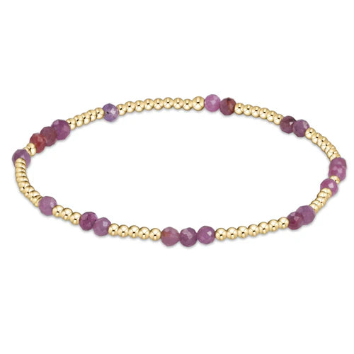 enewton 6.25" Hope Unwritten Gemstone Bracelet - Ruby