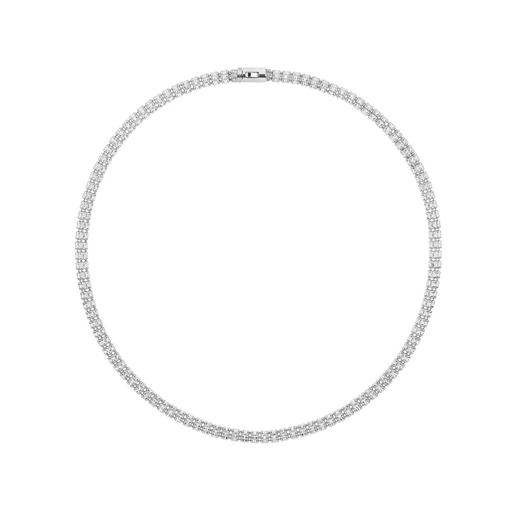 Desmos Sterling Silver "Infinity Round" Necklace, 18"