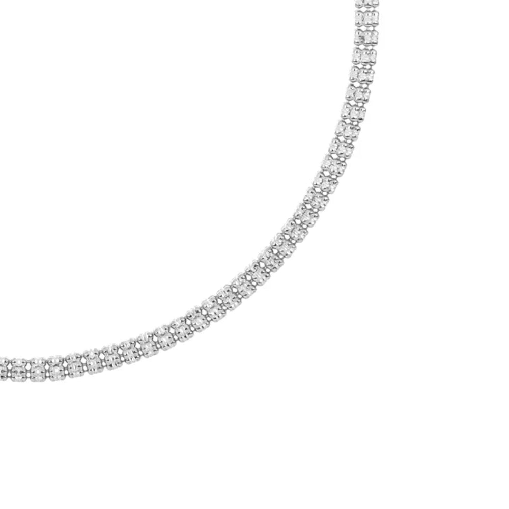 Desmos Sterling Silver "Infinity Round" Necklace, 18"